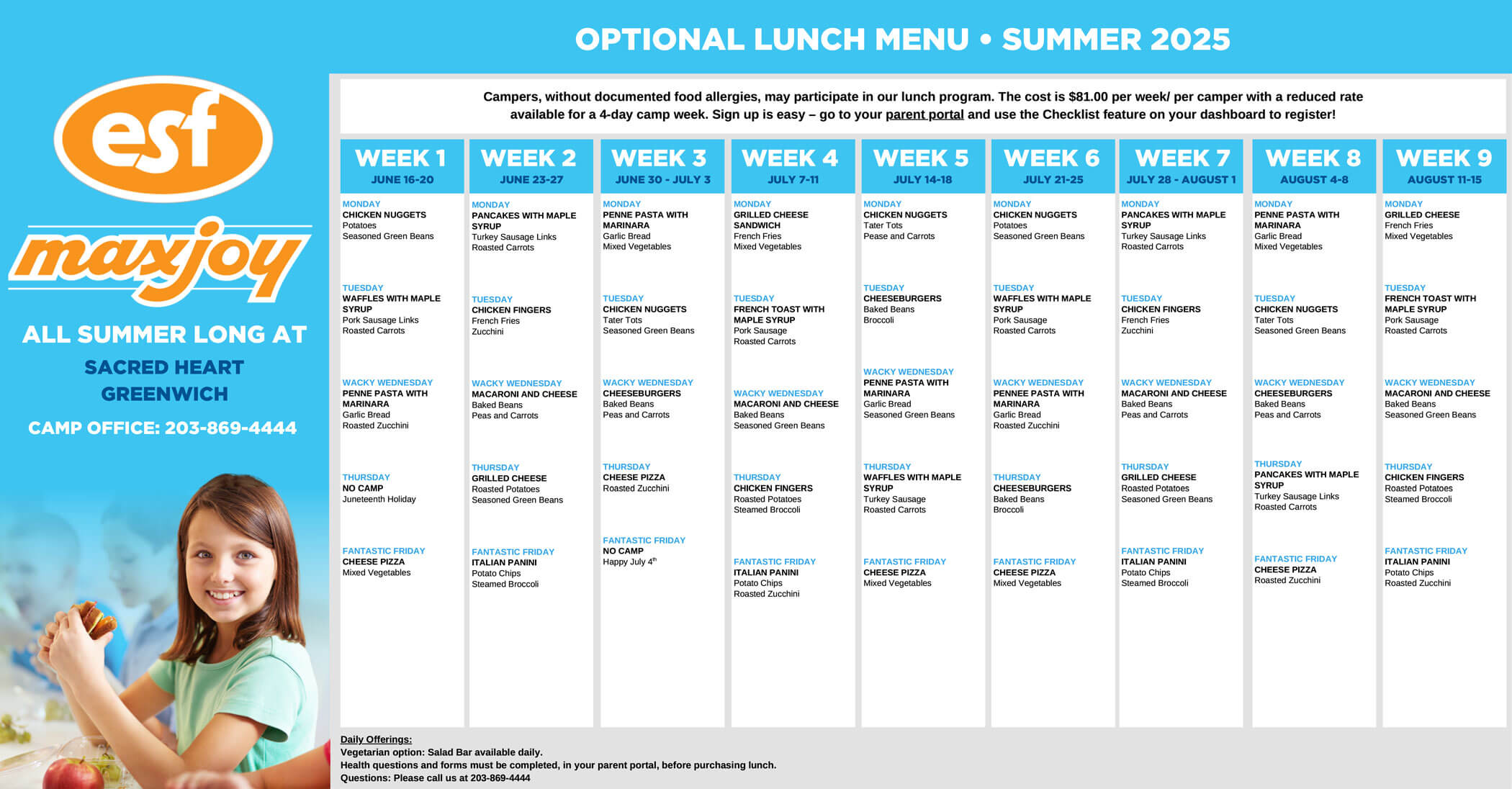 Summer 2025 Menu