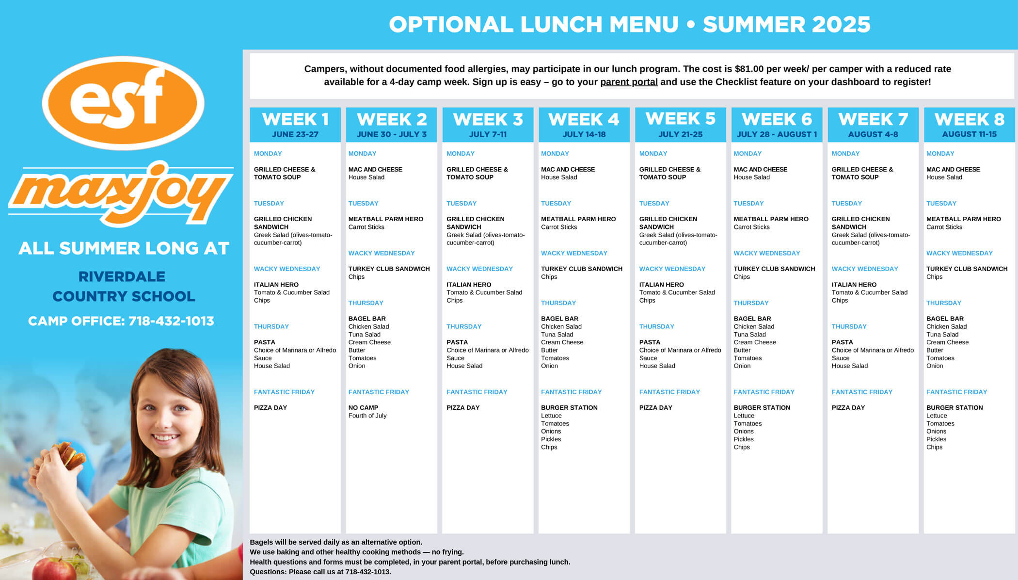 Summer 2025 Menu